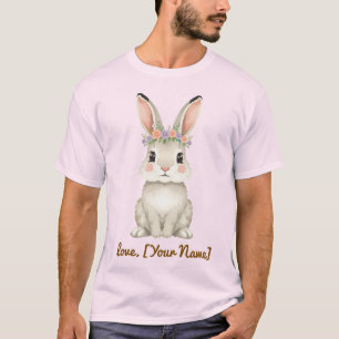 Camisa do Dia das Mães Coelho Fofo Presente para a