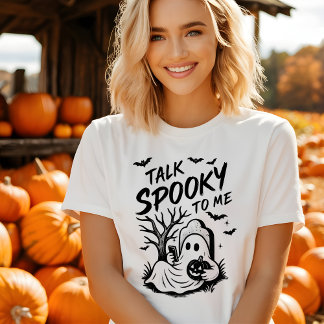 Camisa do Dia de as Bruxas engraçado - Fale "Spook
