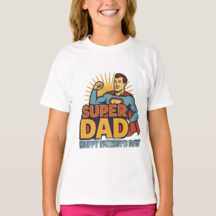 Camisa do Dia de os pais "Super Pai" - melhor papa