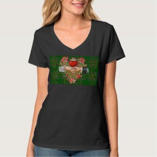 Camisa do Dia de São Patrício - Anel Claddagh Celt