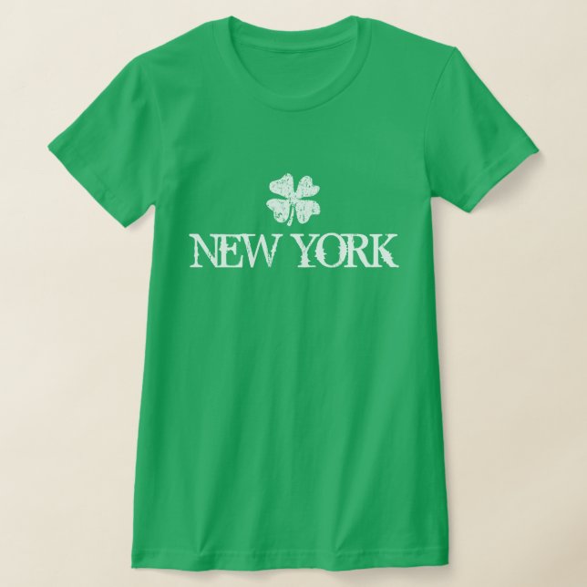 Camisa do Dia de São Patrício de Nova York com log (Postura )