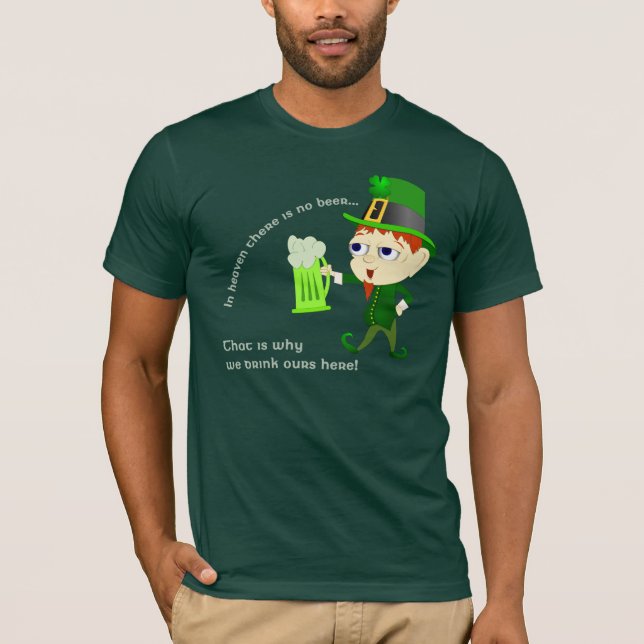 Camisa do dia de St Patrick da cerveja do (Frente)