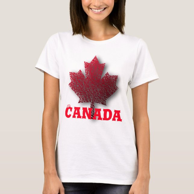Camisa do dia do Canadá personalizada (Frente)