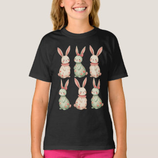 Camisa do dia do Felz pascoa do bunnY, árvore do d