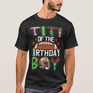 Camisa do Dia do Jogo do Aniversariante de Futebol