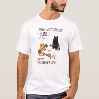 Camisa do Dia dos Namorados para amantes de gatos