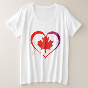 Camisa do dia mais do tamanho do Canadá