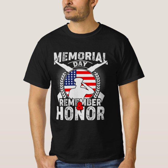 camisa do dia memorial (Frente)