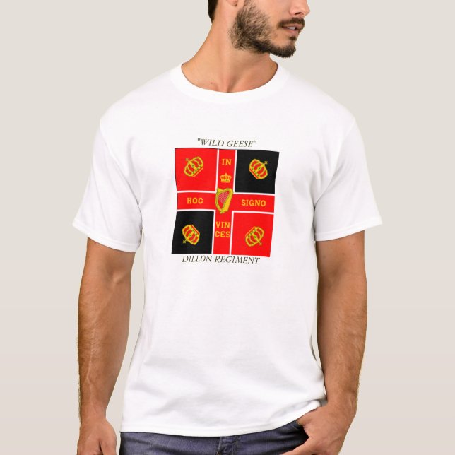 camisa do dillon, REGIMENTO de DILLON, "GANSOS (Frente)