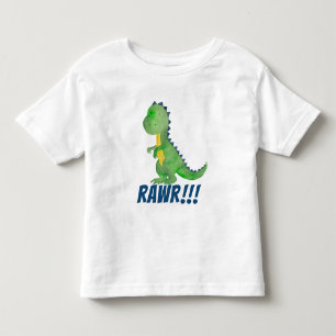 Camisa do dinossauro RAWR - camisa bonito de Trex