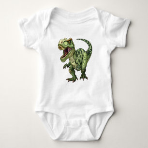 Camisa do Dinossauro T-Rex Verde – Camisa do Dino