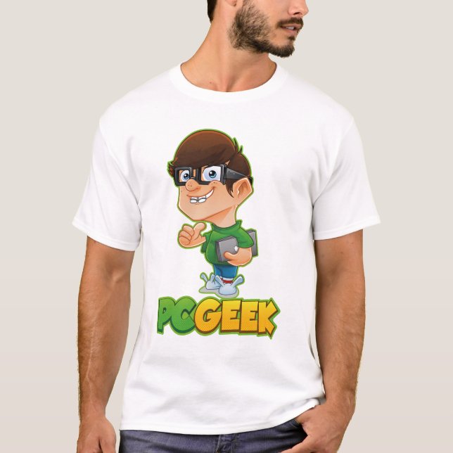Camisa do divertimento do geek do PC (Frente)