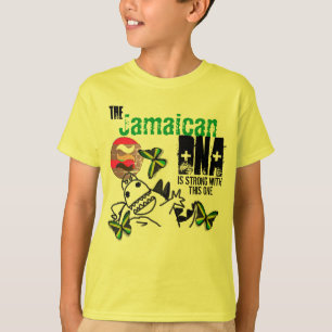  Camisa do DNA jamaicana 