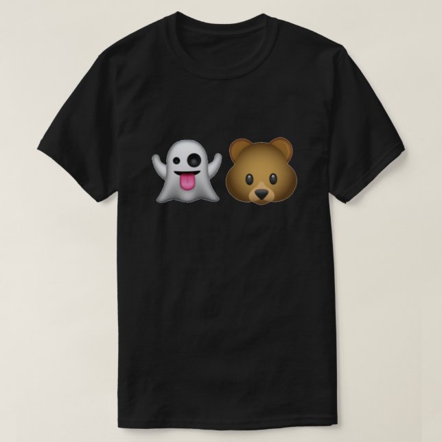 Camisa do 🐻 do urso do 👻 do fantasma (Frente do Design)