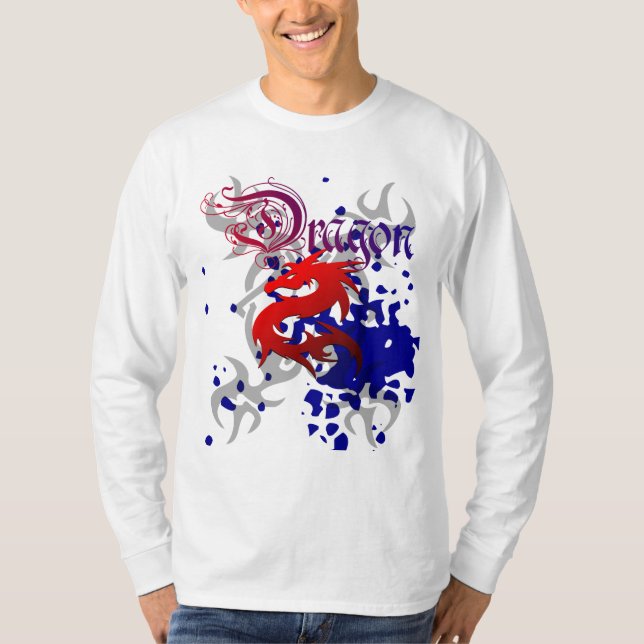 Camisa do dragão do tatuagem (Frente)