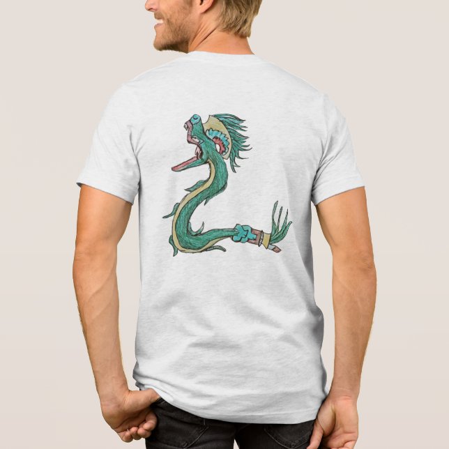 camisa do dragão e símbolo asteca (Verso)