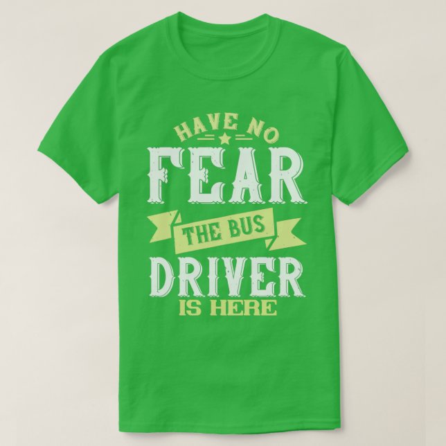 Camisa do driver de barramento 1 (Frente do Design)