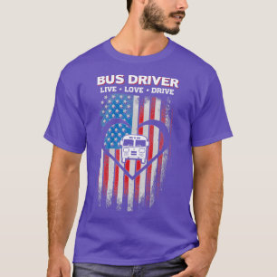 Camisa do driver do Live Love Bus