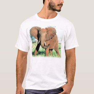 Camisa do elefante africano