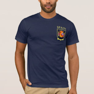 Camisa do emblema da espanha