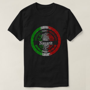 Camisa do emblema do estado de Nayarit México