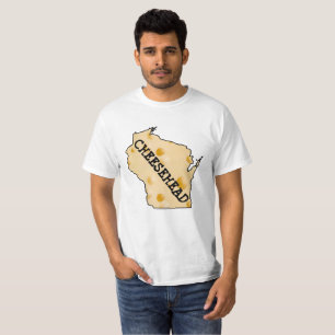 Camisa do esboço do estado da cabeça do queijo d