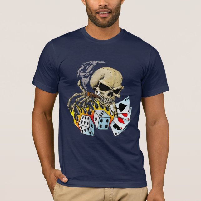 Camisa do esqueleto do negociante da morte (Frente)