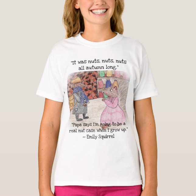 Camisa do esquilo de Emily (Frente)