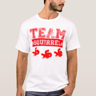 Camisa do esquilo T da equipe