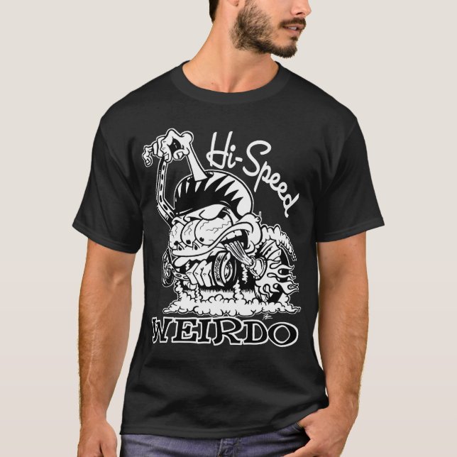 Camisa do esquisito da Olá!-Velocidade (Frente)