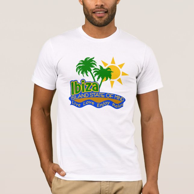 Camisa do estado de ânimo de Ibiza - escolha o (Frente)