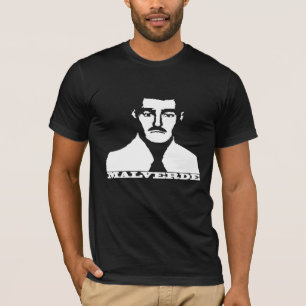 Camisa do estêncil de Jesus Malverde