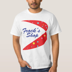 Camisa do estilo dos anos 50 da loja do vestido