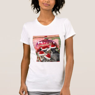 Camisa do Feliz Natal (edição do cão)