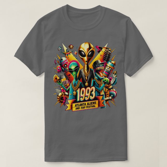 Camisa do Festival Atlanta e Rap de 1993 (Frente do Design)