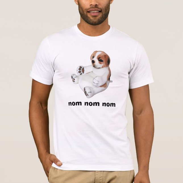 Camisa do filhote de cachorro de Nom Nom Nom (Frente)