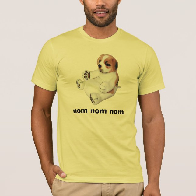 Camisa do filhote de cachorro de Nom Nom Nom (Frente)