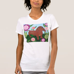 Camisa do filhote de cachorro do Dachshund