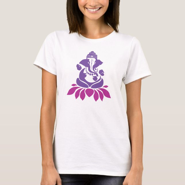Camisa do Flowy das mulheres de Ganesh (Frente)