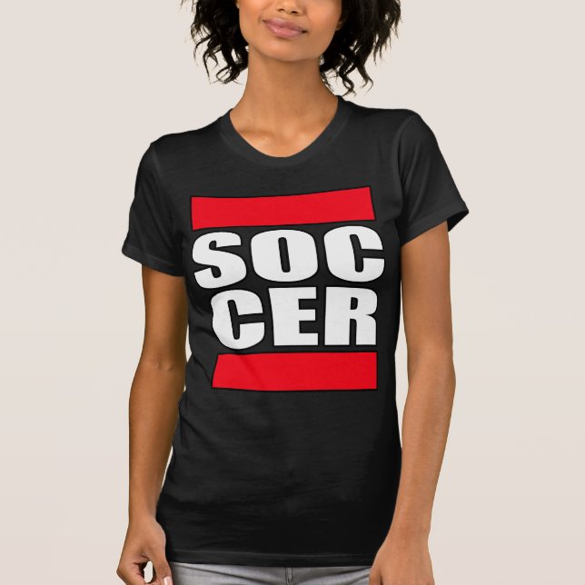 camisa do futebol t das meninas das mulheres (Frente)