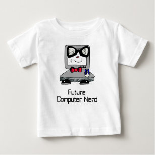 Camisa do futuro Geek de computador para bebês