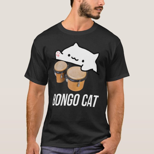 camisa do gato bongo com gato bongo 1 (Frente)