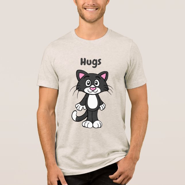 Camisa do gato de smoking (Frente)