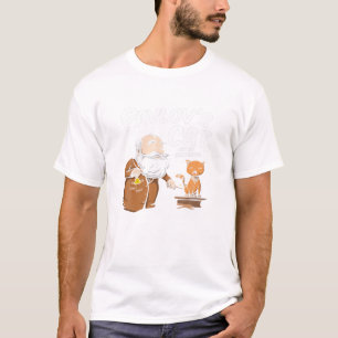 Camisa do gato Pavlov Camisa da ciência