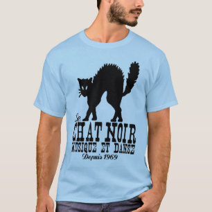 Camisa do gato preto T