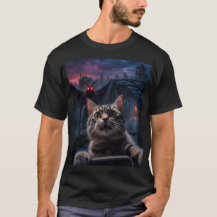 Camisa do Gato Surpreso e Selfie do Cryptid Mothma