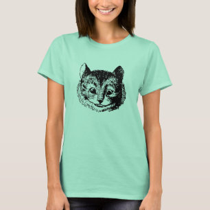Camisa do gato T do Cheshire das mulheres