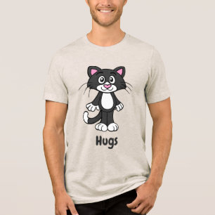 Camisa do gato Tuxedo hugs