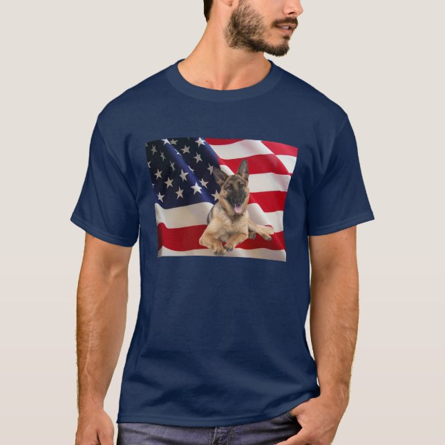 Camisa do german shepherd (Frente)