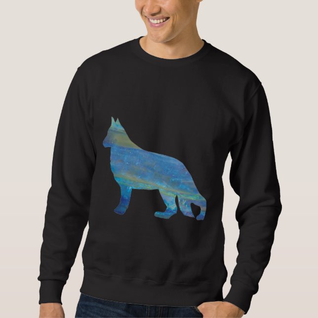 Camisa do german shepherd do Opal (Frente)